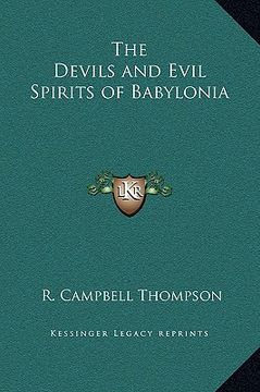 portada the devils and evil spirits of babylonia