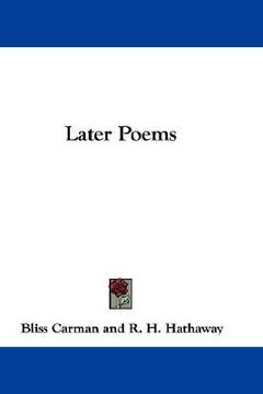 portada later poems (en Inglés)