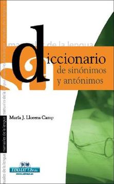 portada diccionario de sinonimos y antonimos, manuales de la lengua (d)