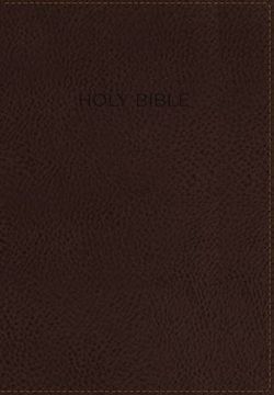 portada KJV, Foundation Study Bible, Imitation Leather, Brown, Red Letter Edition (en Inglés)