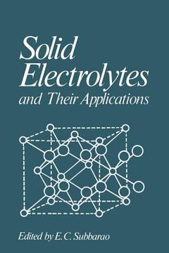 portada Solid Electrolytes and Their Applications (en Inglés)