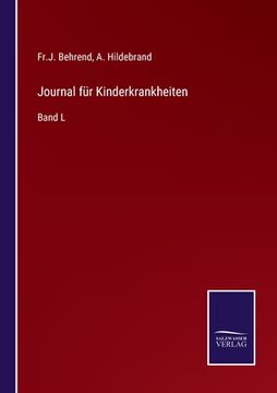 portada Journal für Kinderkrankheiten: Band L (en Alemán)