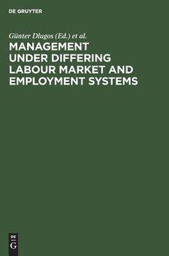 portada Management Under Differing Labour Market and Employment Systems [Labor] 