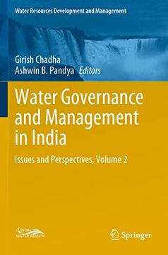 portada Water Governance and Management in India: Issues and Perspectives, Volume 2 (Water Resources Development and Management) (en Inglés)