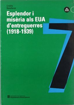 portada Esplendor i Misèria als Estats Units D'entreguerres (1918-1939) (in Catalá)