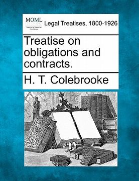 portada treatise on obligations and contracts. (en Inglés)