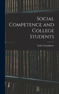 portada Social Competence and College Students (en Inglés)