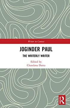portada Joginder Paul: The Writerly Writer (Writer in Context) 