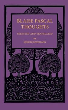 portada Blaise Pascal Thoughts Paperback (in English)