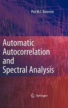portada automatic autocorrelation and spectral analysis (en Inglés)