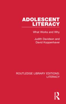 portada Adolescent Literacy: What Works and why (Routledge Library Editions: Literacy) (in English)