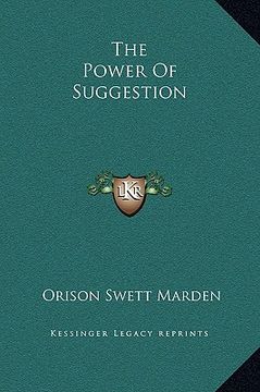 portada the power of suggestion (en Inglés)