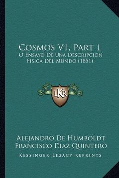 portada Cosmos v1, Part 1: O Ensayo de una Descripcion Fisica del Mundo (1851)