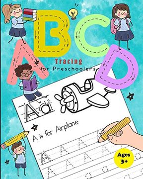 portada Abcd Tracing Book for Preschoolers: Practice Workbook for Tracing Numbers and Letters for Kindergarten and Preschool Kids Learning to Write and Count (en Inglés)