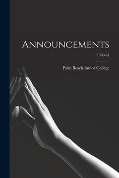 portada Announcements; 1960-61 (in English)