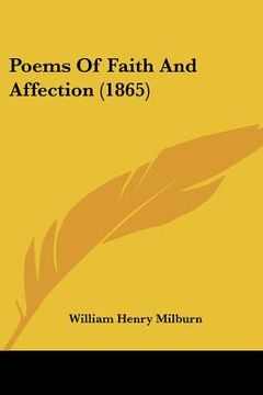 portada poems of faith and affection (1865) (in English)