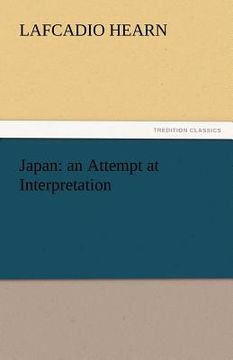portada japan: an attempt at interpretation (en Inglés)