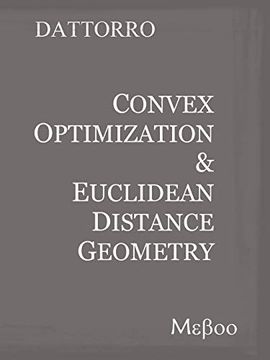 portada Convex Optimization & Euclidean Distance Geometry (in English)