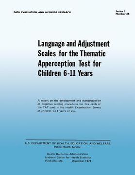 portada Language and Adjustment Sales for the Thematic Apperception Test for Children 6-11 Years