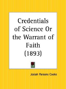 portada credentials of science or the warrant of faith (en Inglés)