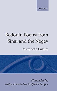 portada Bedouin Poetry From Sinai and the Negev: Mirror of a Culture (en Inglés)