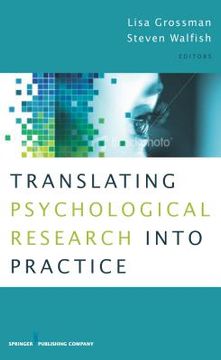 portada translating psychological research into practice (en Inglés)