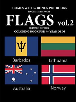 portada Coloring Books for 7+ Year Olds (Flags Vol. 2) (en Inglés)