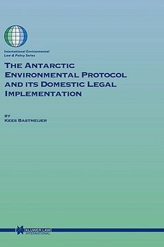 portada the antarctic environmental protocol and its domestic legal implementation