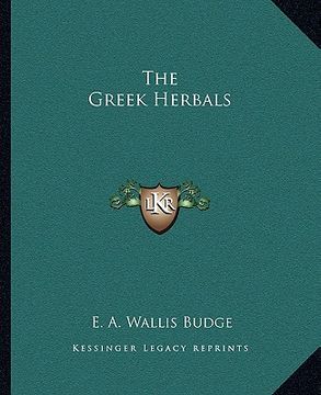 portada the greek herbals