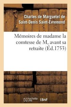 portada Mémoires de Madame La Comtesse de M, Avant Sa Retraite