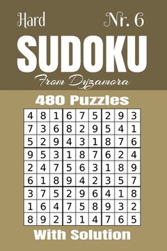 portada Hard Sudoku Nr.6: 480 puzzles with solution (en Inglés)