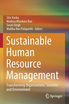 portada Sustainable Human Resource Management: Transforming Organizations, Societies and Environment (en Inglés)