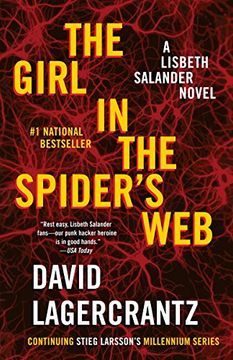 portada The Girl in the Spider's Web: A Lisbeth Salander Novel, Continuing Stieg Larsson's Millennium Series 