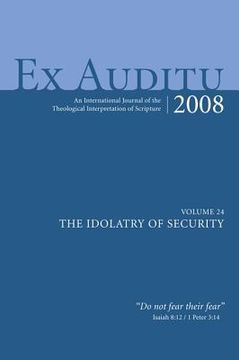 portada ex auditu - volume 24: an international journal of theological interpretation of scripture