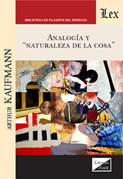 portada Analogia y Naturaleza de la Cosa (in Spanish)