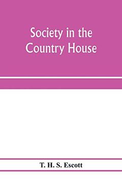 portada Society in the Country House (en Inglés)