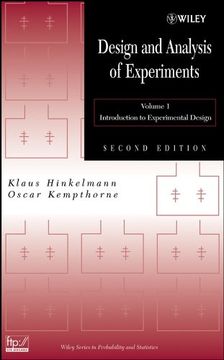 portada Design and Analysis of Experiments, Volume 1: Introduction to Experimental Design (Wiley Series in Probability and Statistics) (en Inglés)