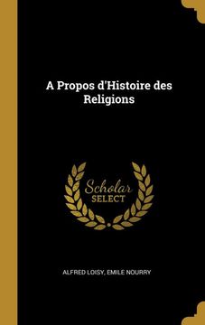 portada A Propos D'histoire des Religions 