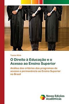 portada O Direito à Educação e o Acesso ao Ensino Superior
