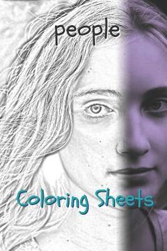 portada People Coloring Sheets: 30 People Drawings, Coloring Sheets Adults Relaxation, Coloring Book for Kids, for Girls, Volume 9 (en Inglés)