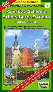 portada Radwander- und Wanderkarte Aue-Bad Schlema, Schneeberg, Zwönitz und Umgebung 1: 35 000 (en Alemán)