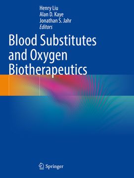 portada Blood Substitutes and Oxygen Biotherapeutics