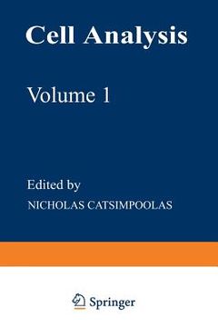 portada Cell Analysis: Volume 1 (en Inglés)
