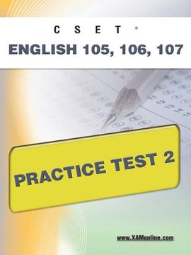 portada Cset English 105, 106 Practice Test 2 (en Inglés)