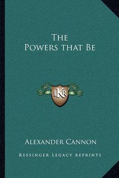 portada the powers that be (en Inglés)