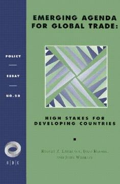 portada Emerging Agenda for Global Trade: High Stakes for Developing Countries