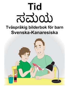 portada Svenska-Kanaresiska Tid Tvåspråkig bilderbok för barn