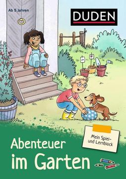 portada Mein Spiel- und Lernblock 4 - Abenteuer im Garten: Für Kinder ab 5 Jahren (en Alemán)
