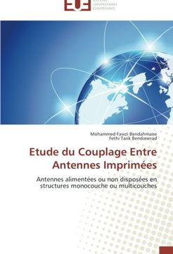 portada Etude Du Couplage Entre Antennes Imprimees