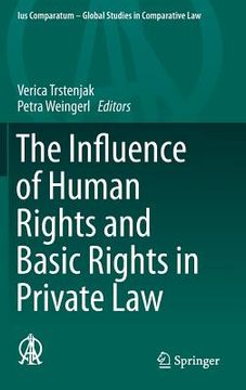 portada The Influence of Human Rights and Basic Rights in Private Law (in English)